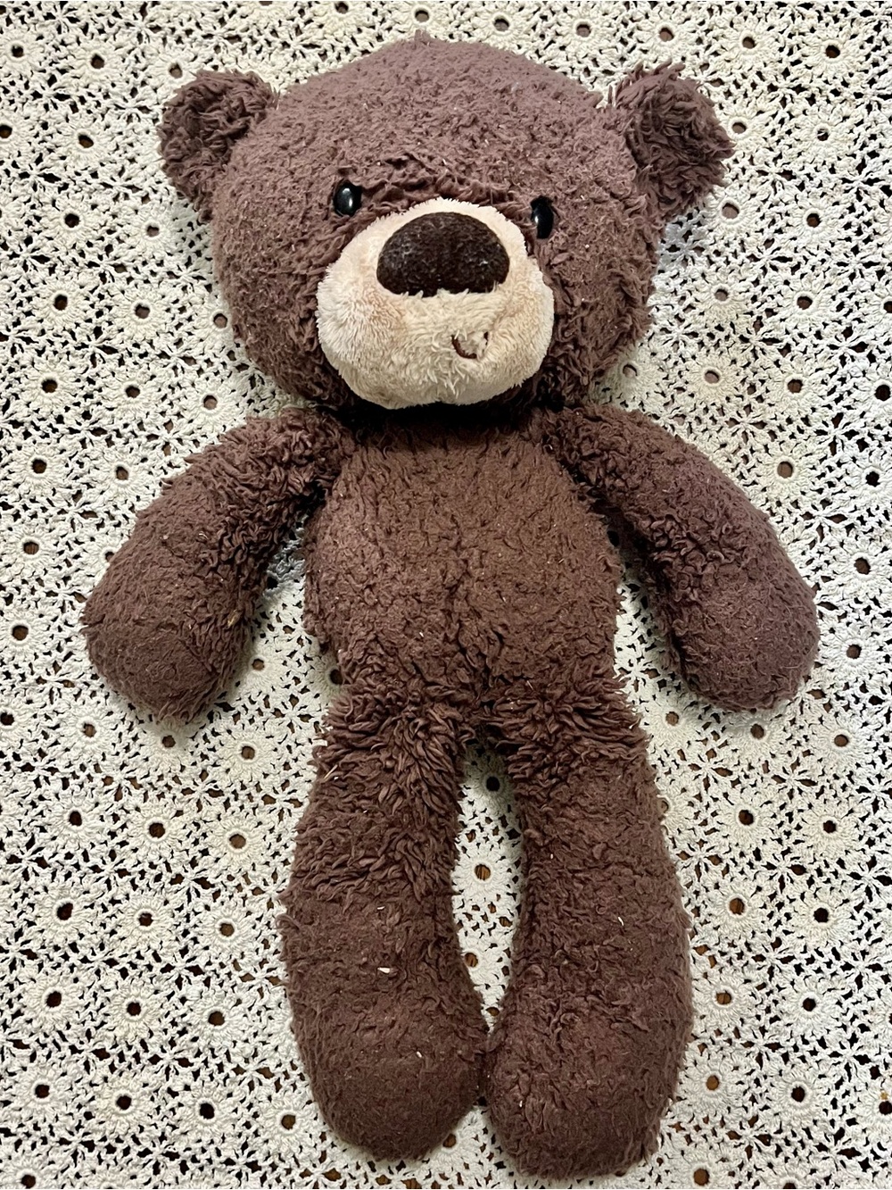 GUND Fuzzy Teddy Bear 14" Chocolate Espresso Brown Plush Stuffed Toy 320115